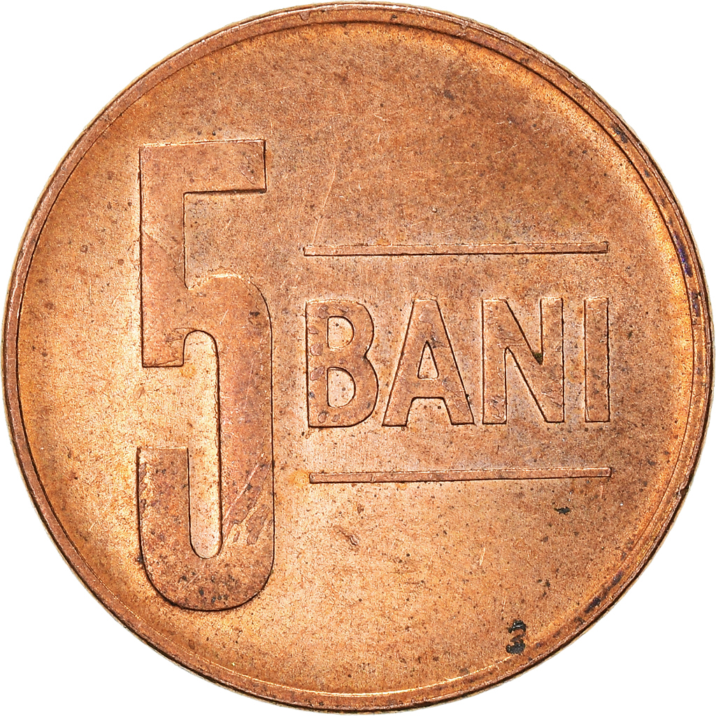 Moneda, Rumanía, 5 Bani, 2012