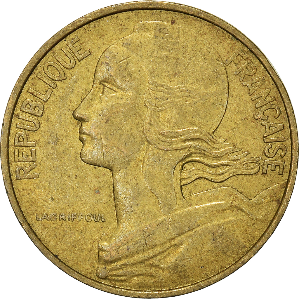 Moneda, Francia, 10 Centimes, 1979