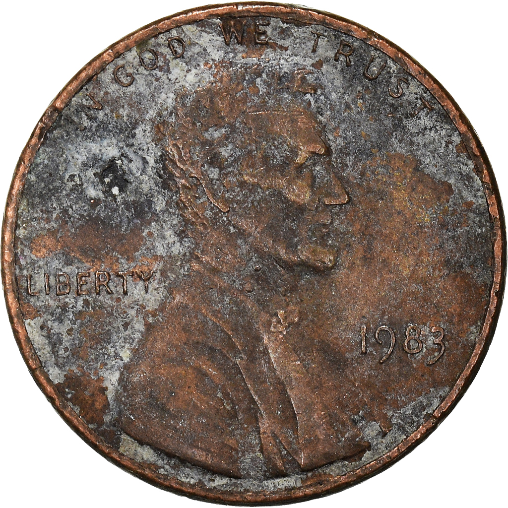 Moneda, Estados Unidos, Cent, 1983