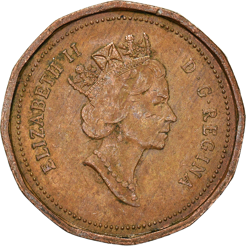Moneda, Canadá, Cent, 1991