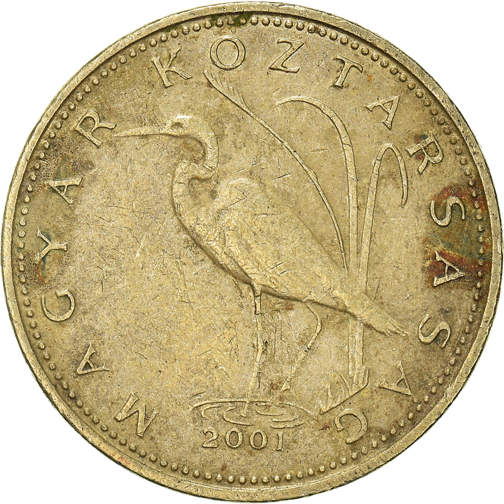 Moneda, Hungría, 5 Forint, 2001