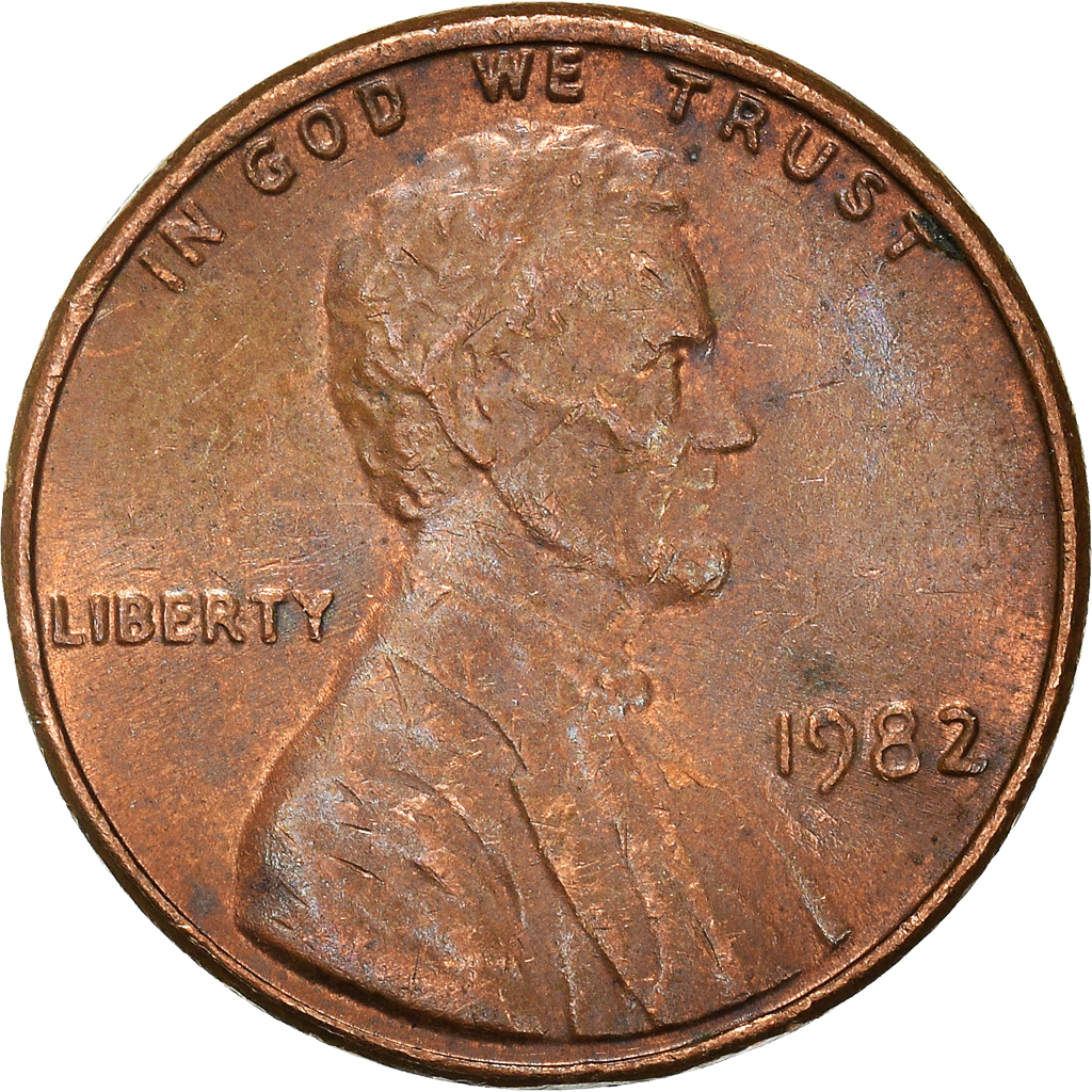 Moneda, Estados Unidos, Cent, 1982