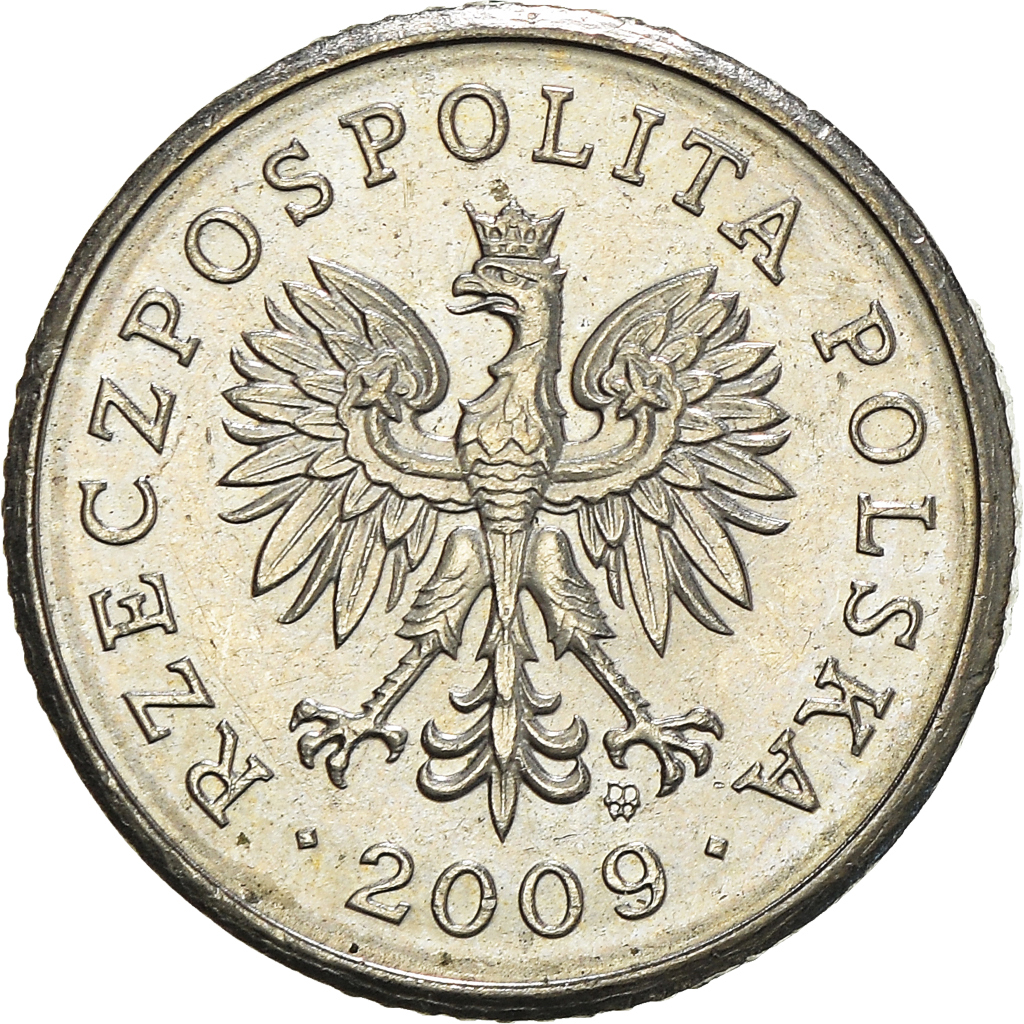 Moneda, Polonia, 10 Groszy, 2009