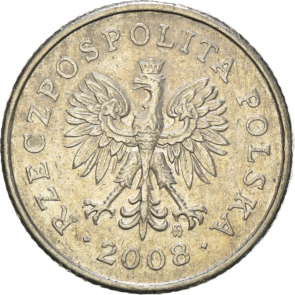 Moneda, Polonia, 20 Groszy, 2008