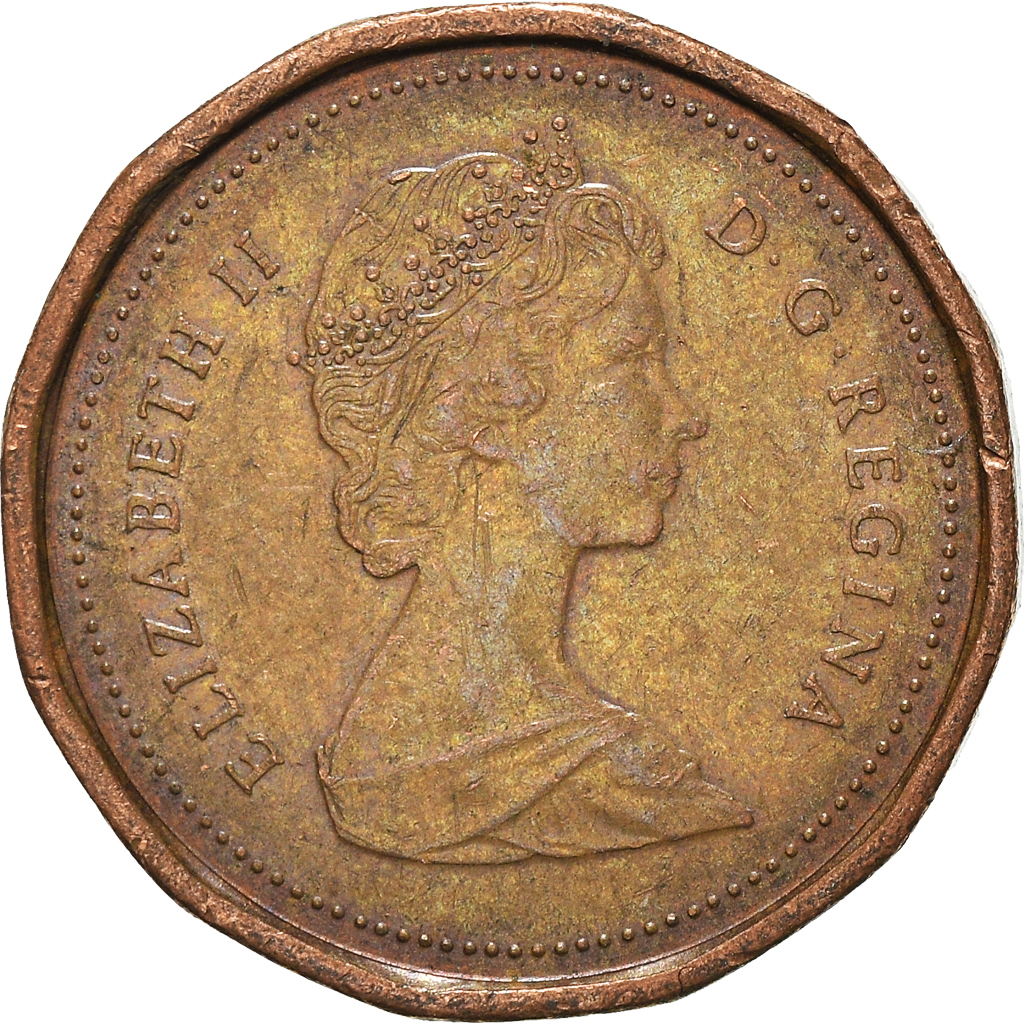 Moneda, Canadá, Cent, 1989
