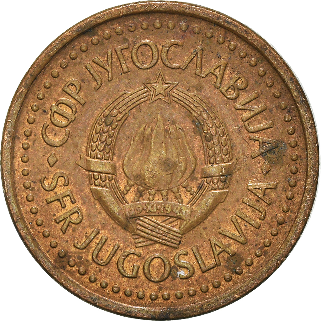 Moneda, Yugoslavia, 50 Para, 1982