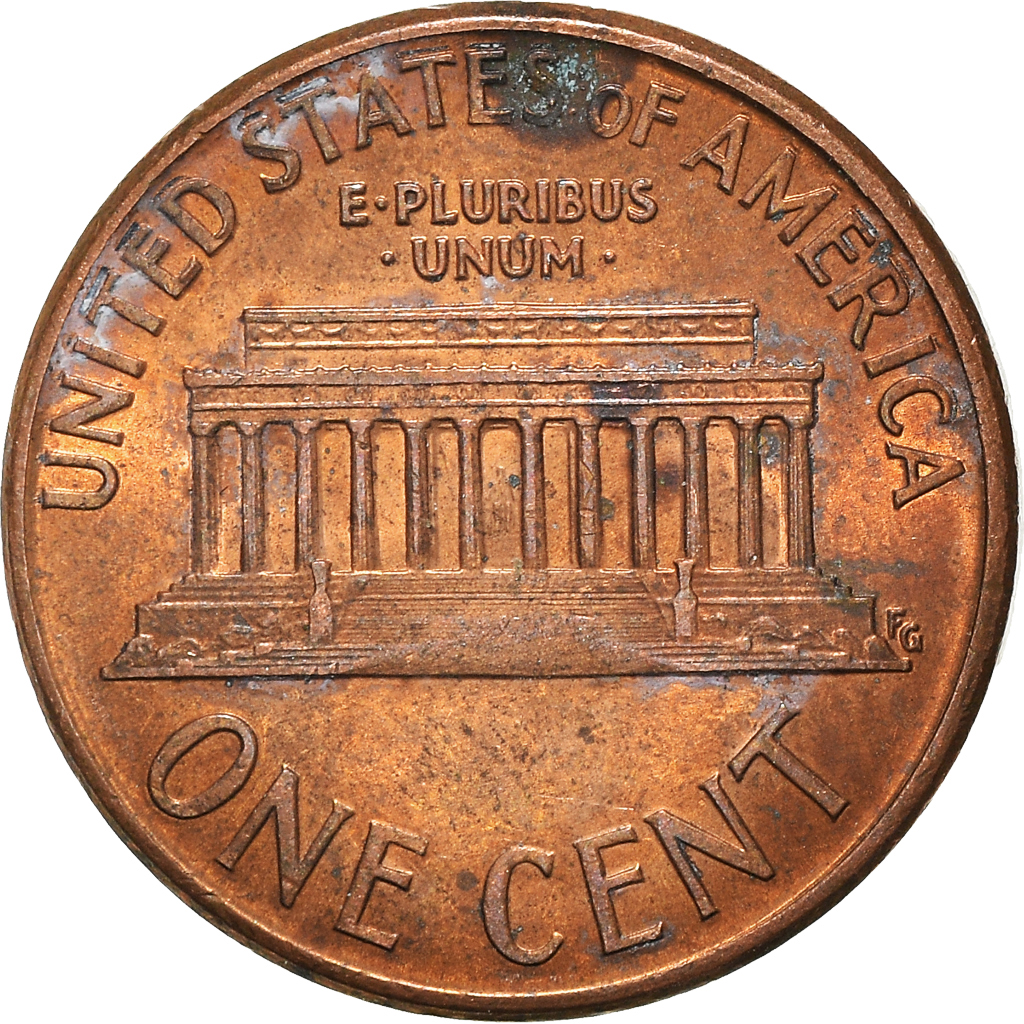 Moneda, Estados Unidos, Cent, 1990