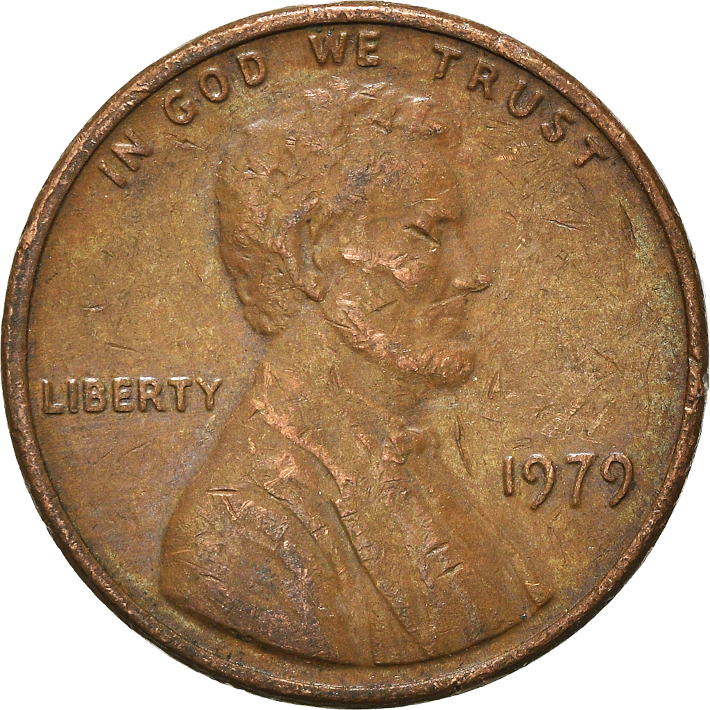 Moneda, Estados Unidos, Cent, 1979
