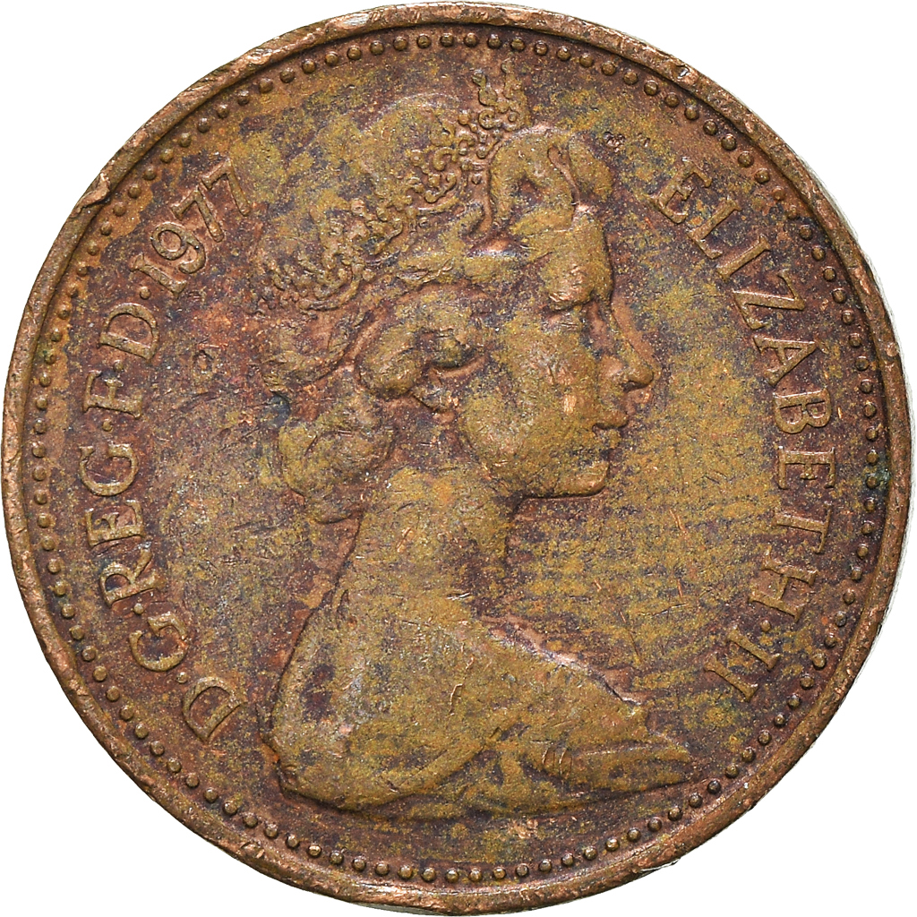 Moneda, Gran Bretaña, New Penny, 1977