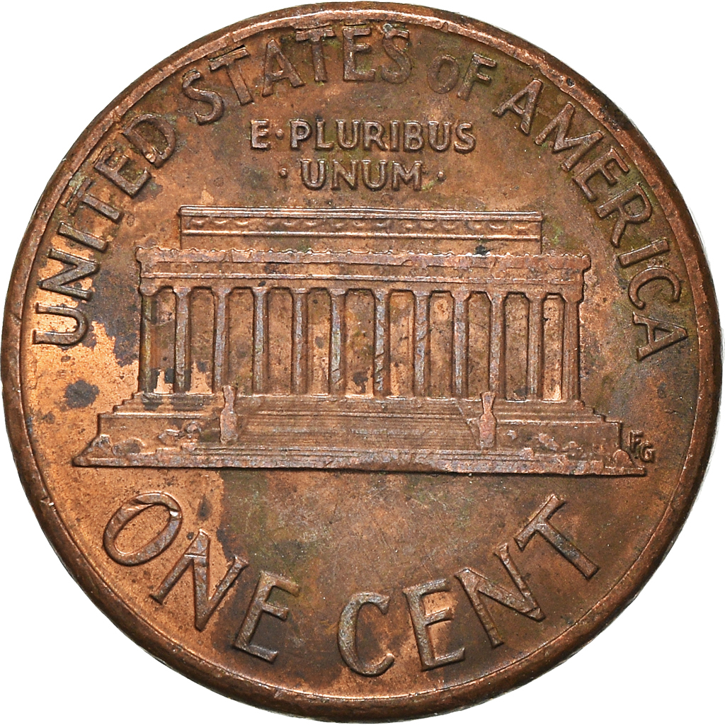 Moneda, Estados Unidos, Cent, 1990