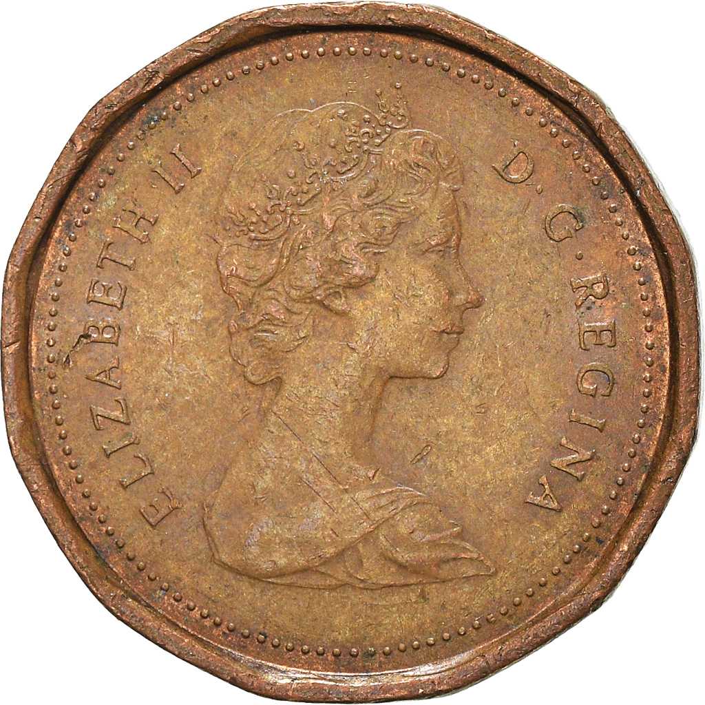 Moneda, Canadá, Cent, 1982