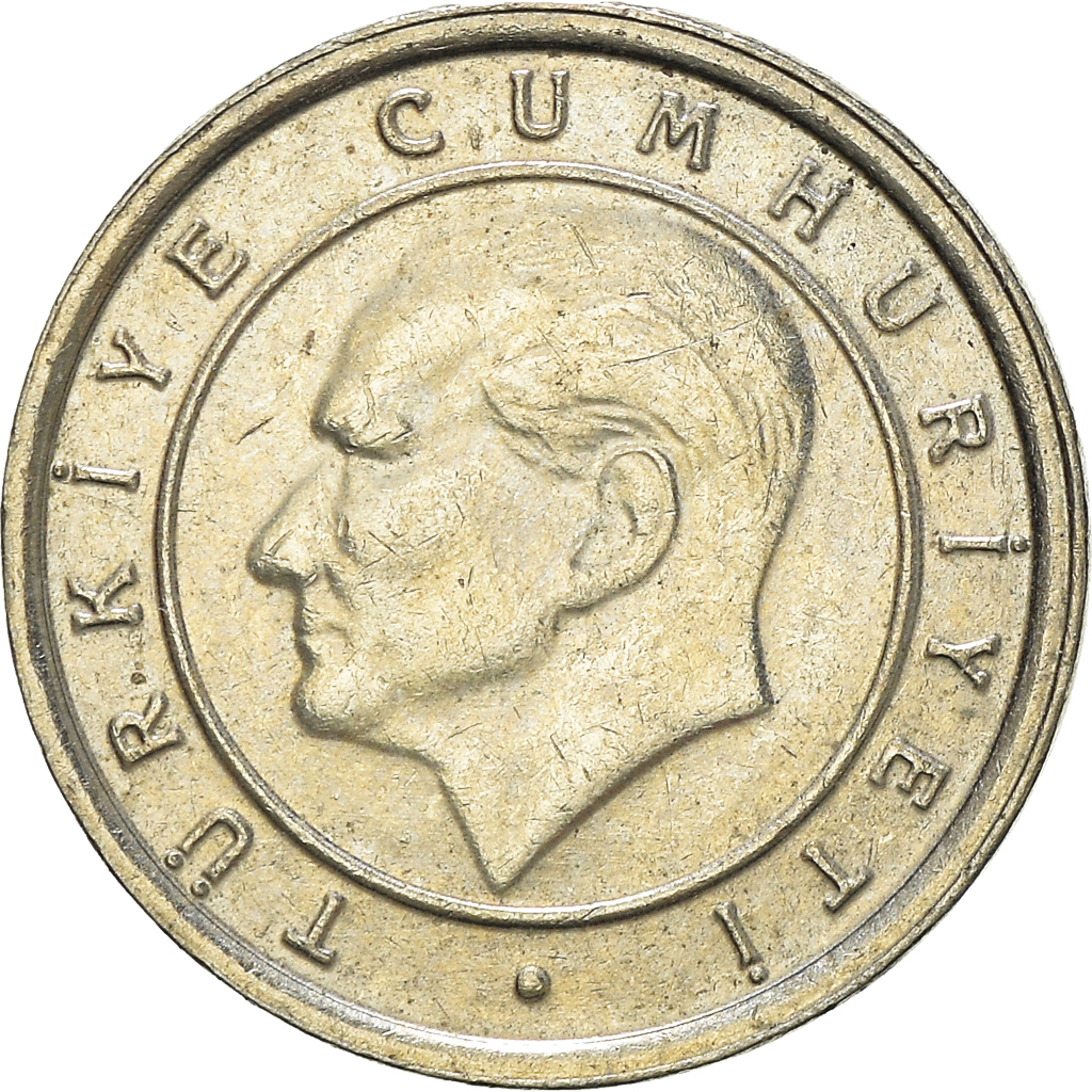 Moneda, Turquía, 5 New Kurus, 2006