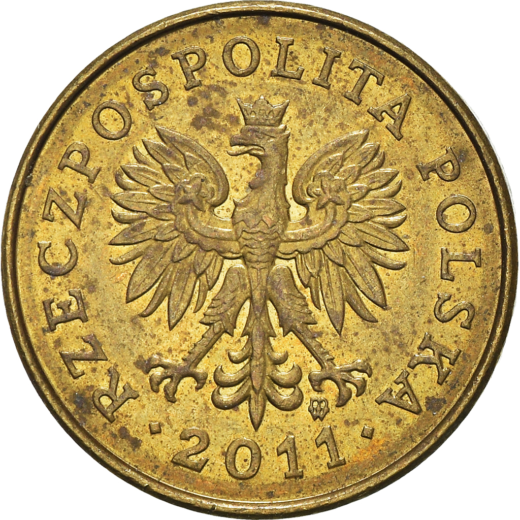 Moneda, Polonia, 2 Grosze, 2011