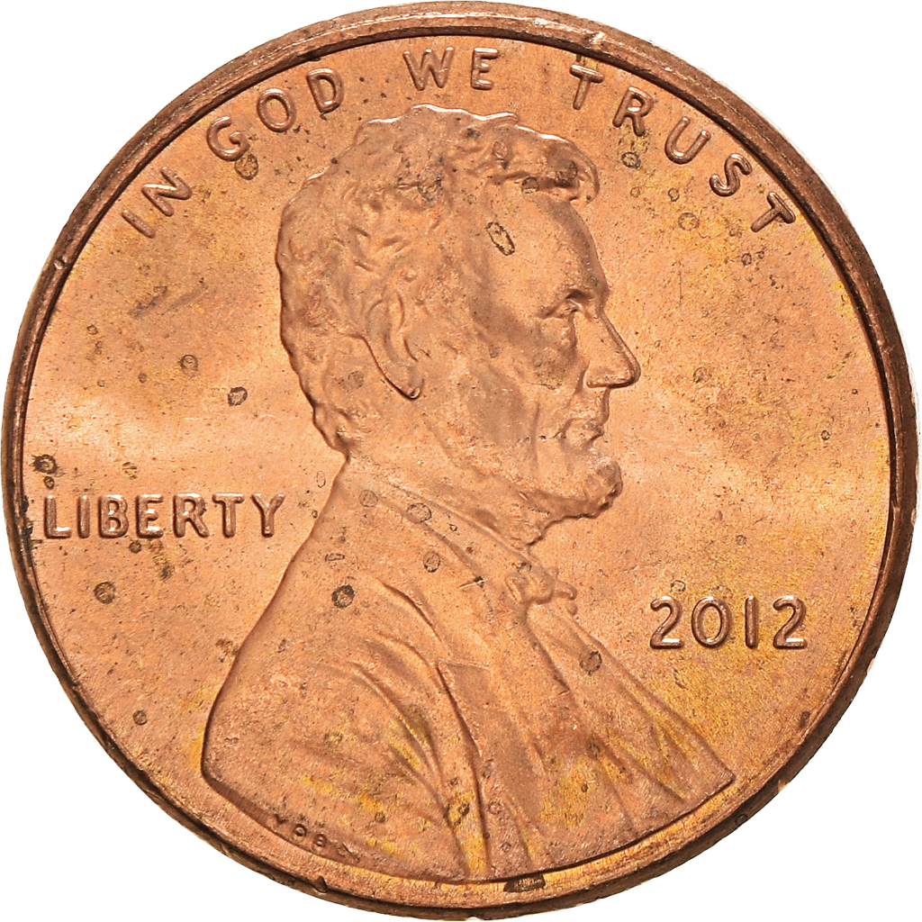 Moneda, Estados Unidos, Cent, 2012
