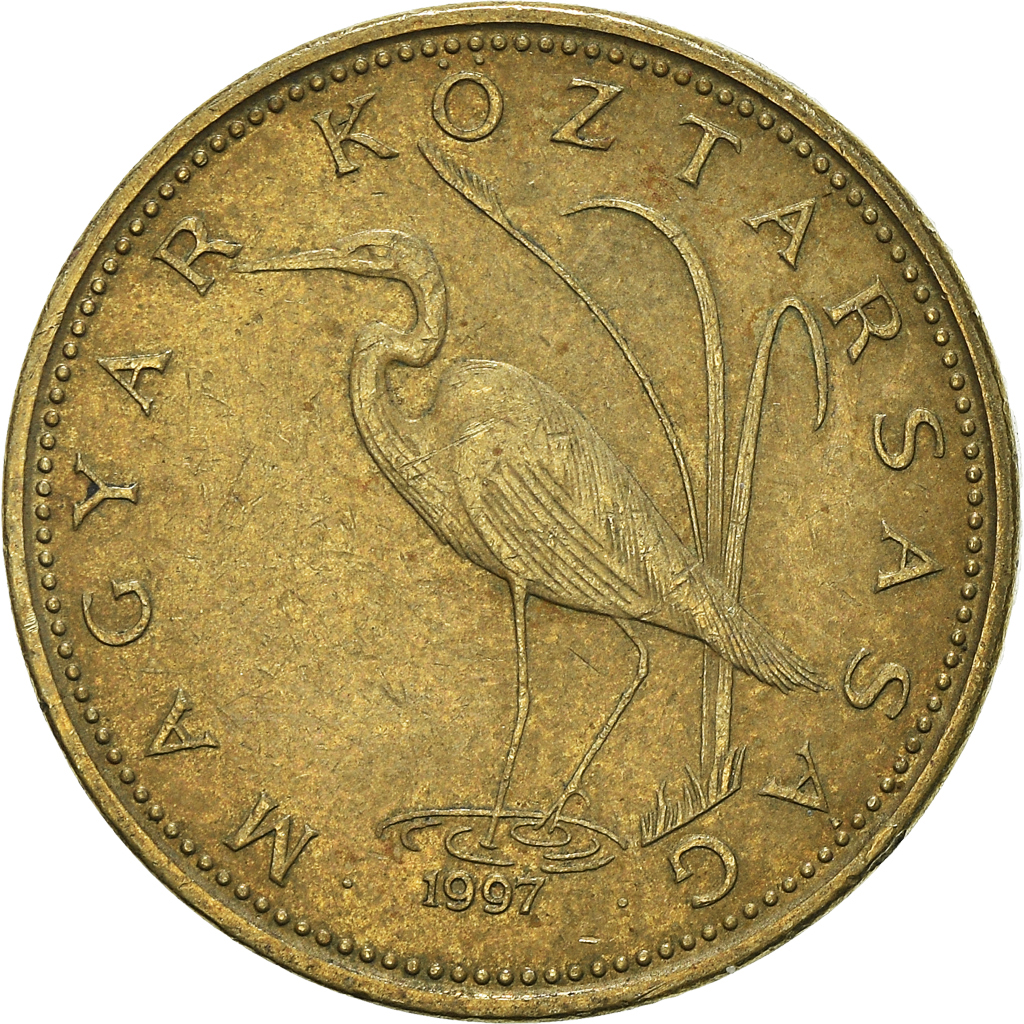 Moneda, Hungría, 5 Forint, 1997