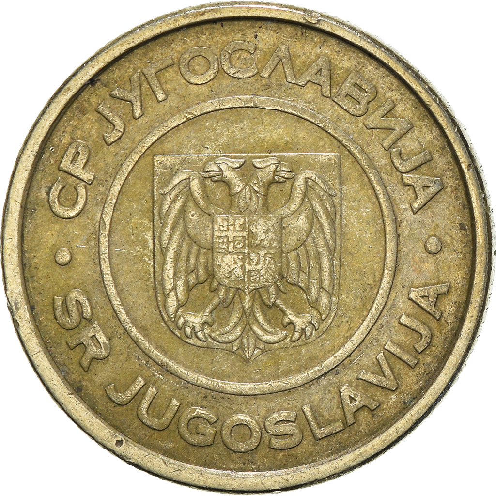 Moneda, Yugoslavia, 2 Dinara, 2002