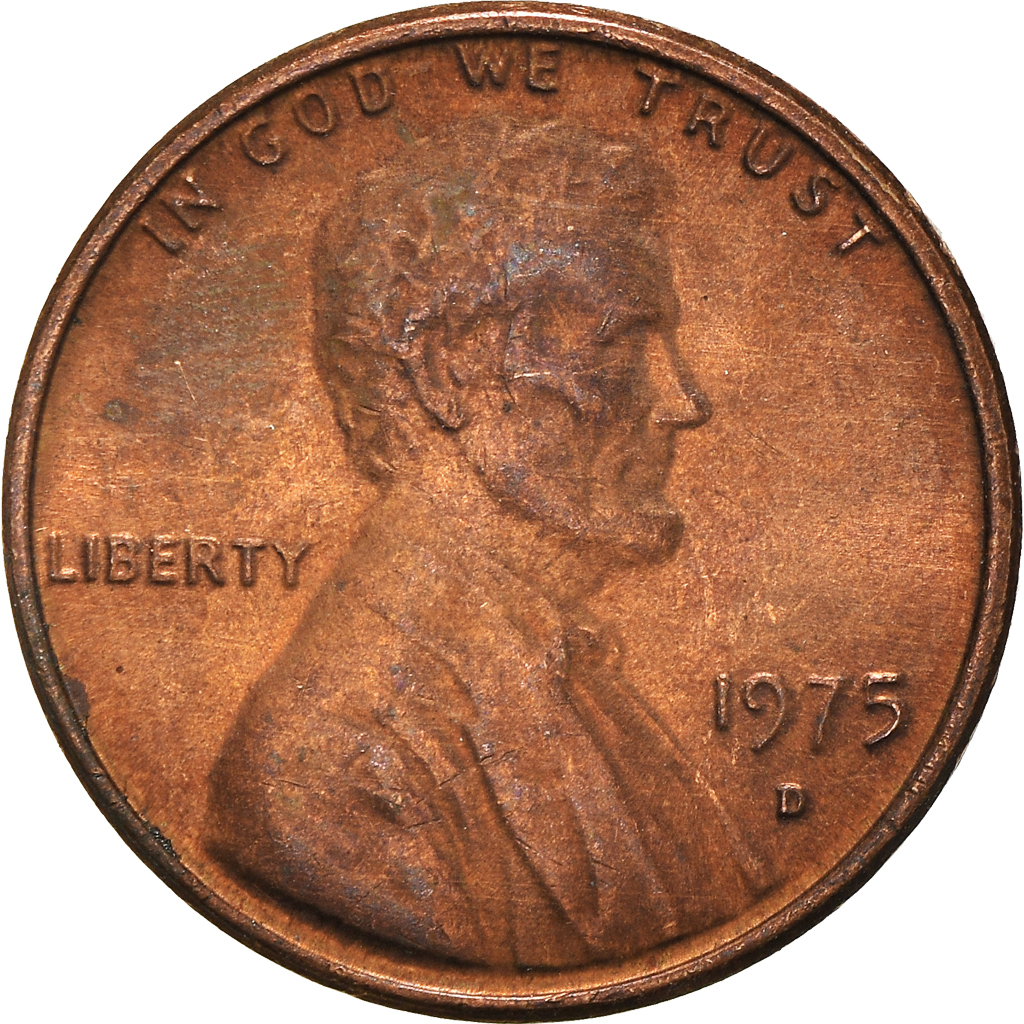 Moneda, Estados Unidos, Cent, 1975