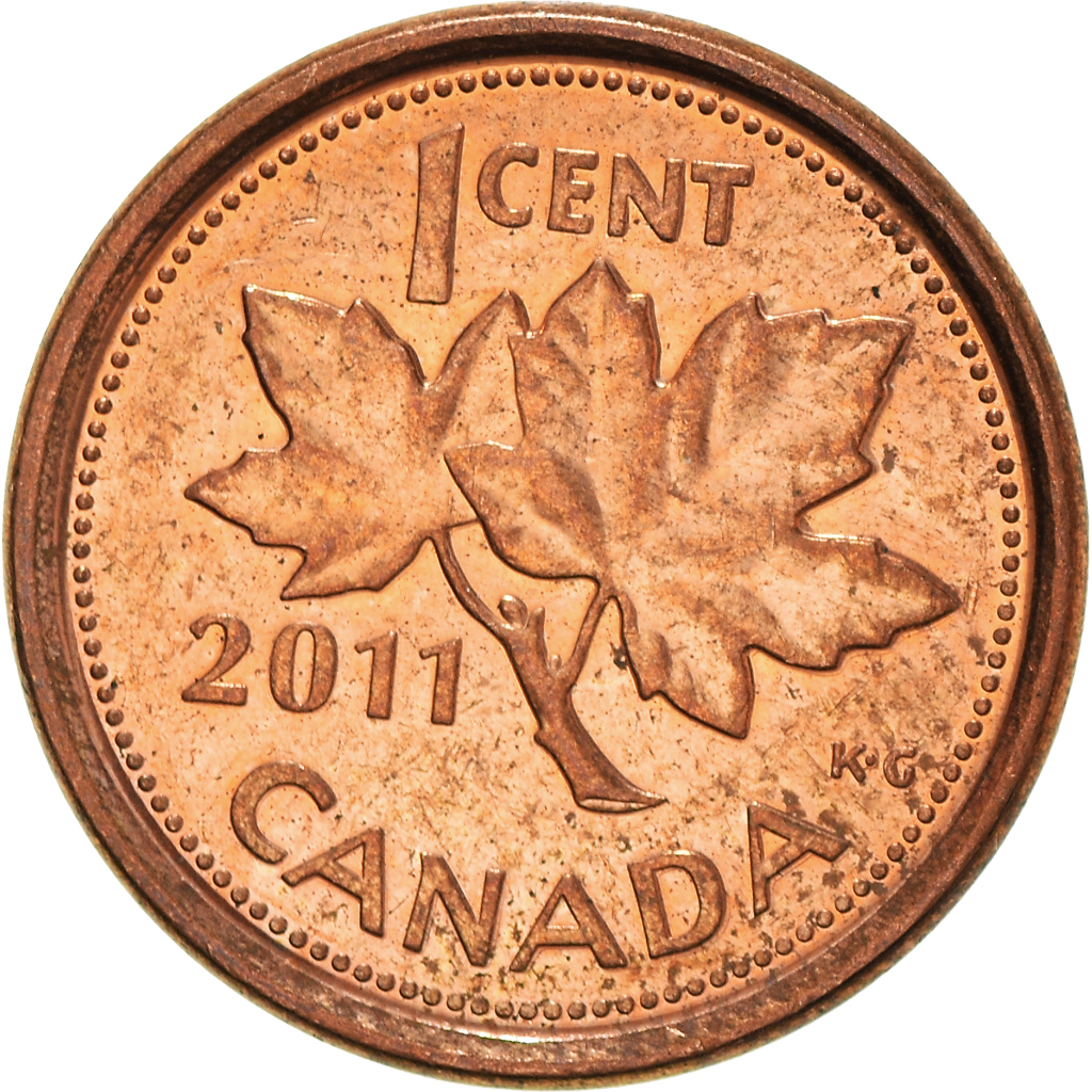Moneda, Canadá, Cent, 2011