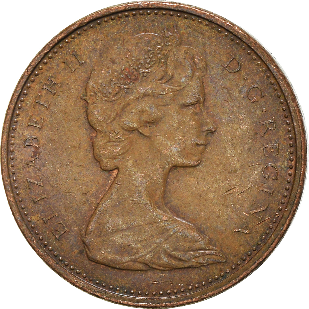 Moneda, Canadá, Cent, 1977