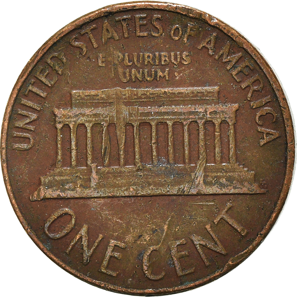 Moneda, Estados Unidos, Cent, 1964