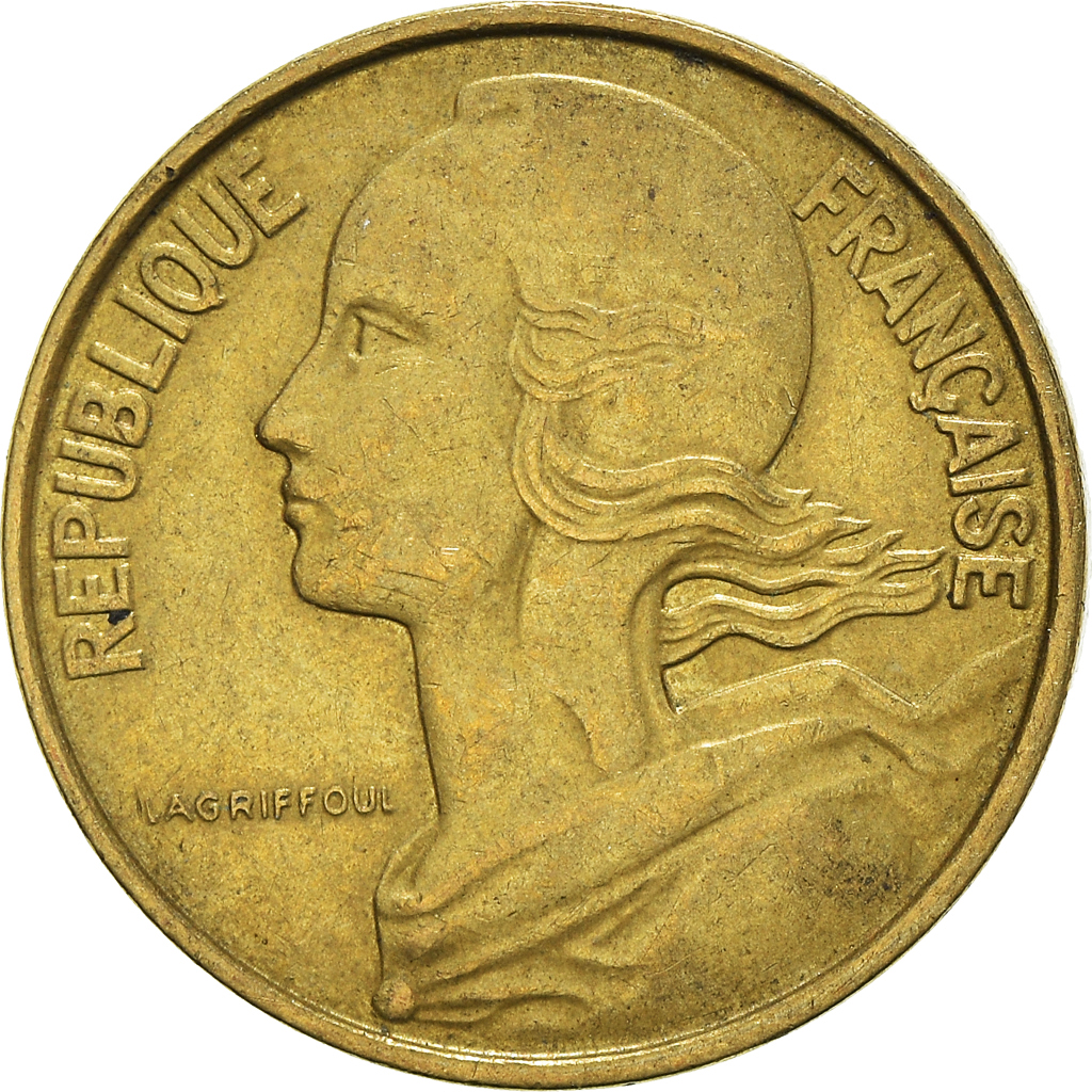 Moneda, Francia, 10 Centimes, 1967