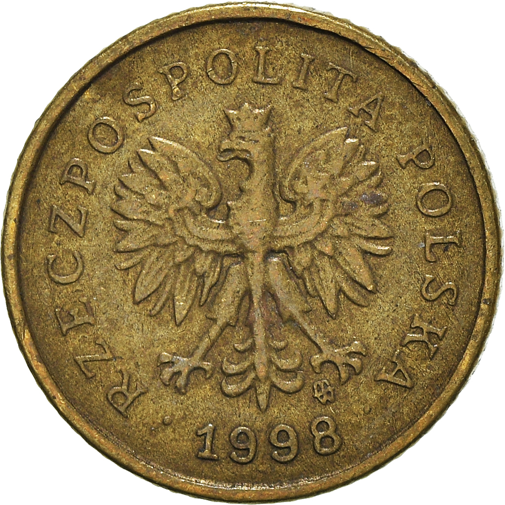 Moneda, Polonia, Grosz, 1998