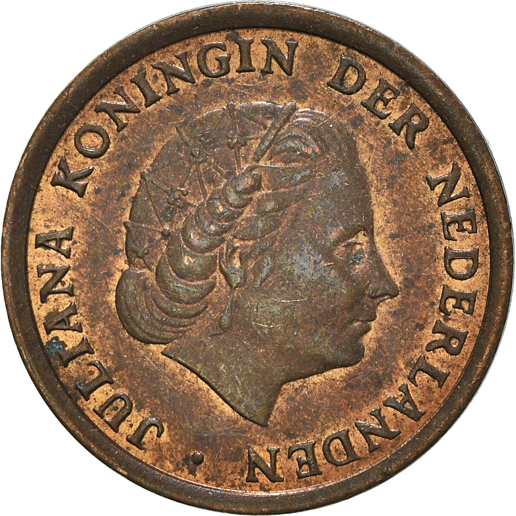 Moneda, Países Bajos, Cent, 1969