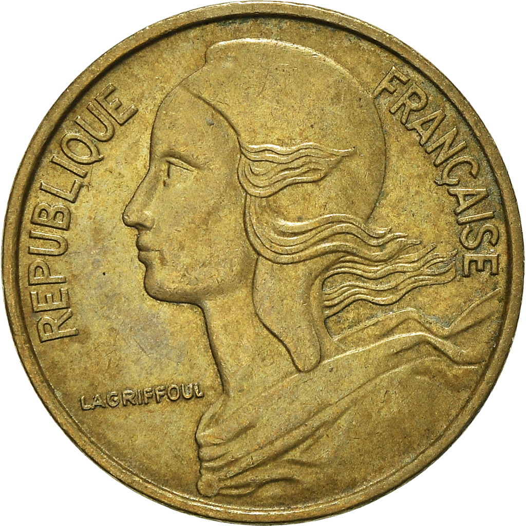 Moneda, Francia, 5 Centimes, 1966