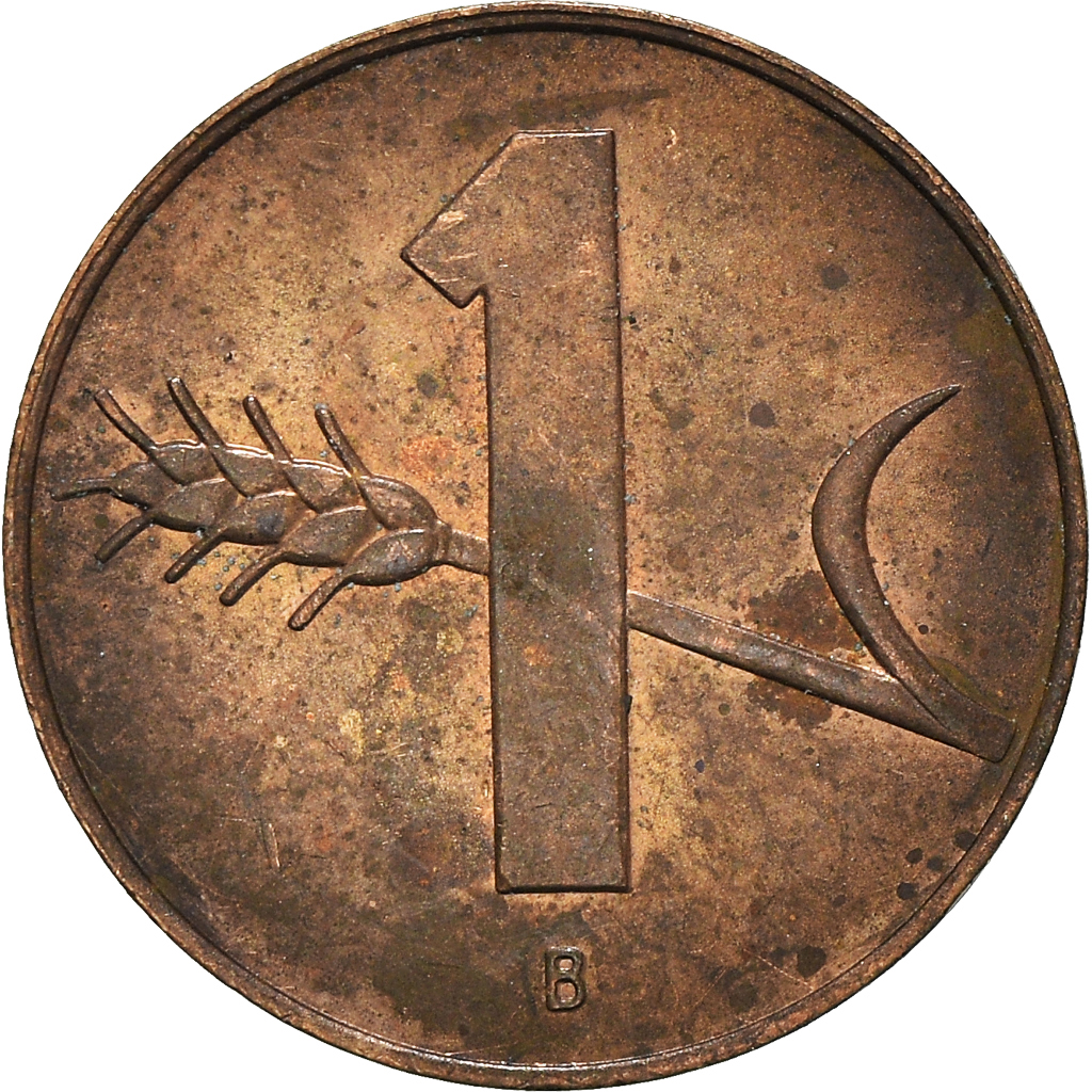 Moneda, Suiza, Rappen, 1966