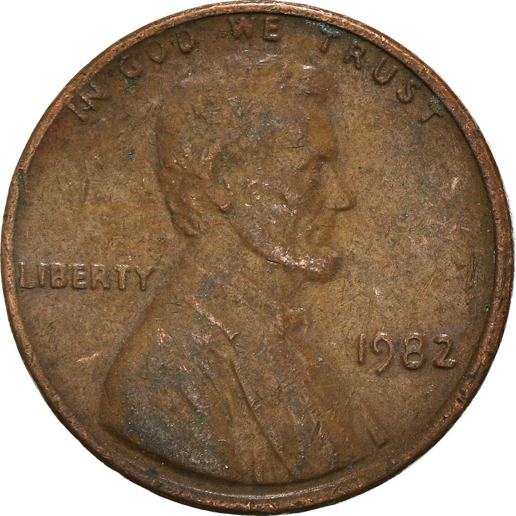 Moneda, Estados Unidos, Cent, 1982