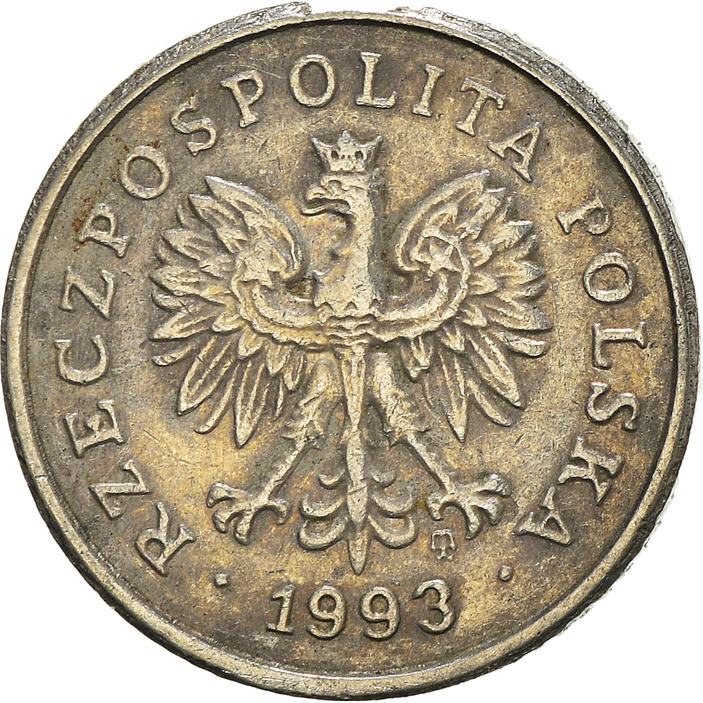 Moneda, Polonia, 10 Groszy, 1993