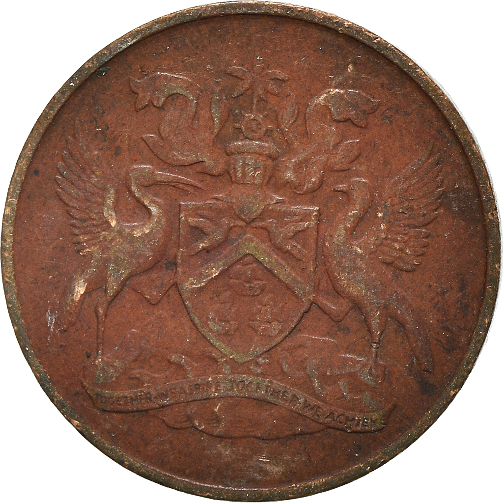 Moneda, TRINIDAD & TOBAGO, Cent, 1968