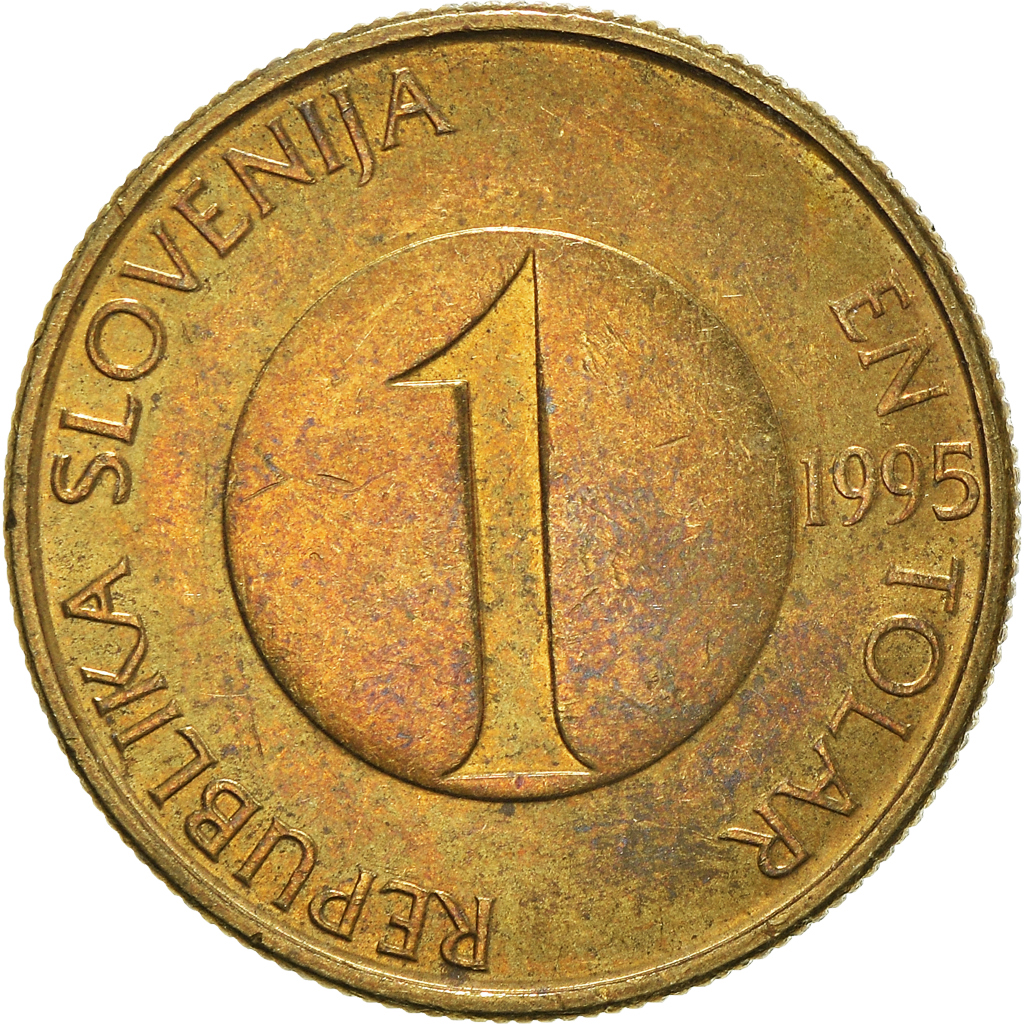 Moneda, Eslovenia, Tolar, 1995