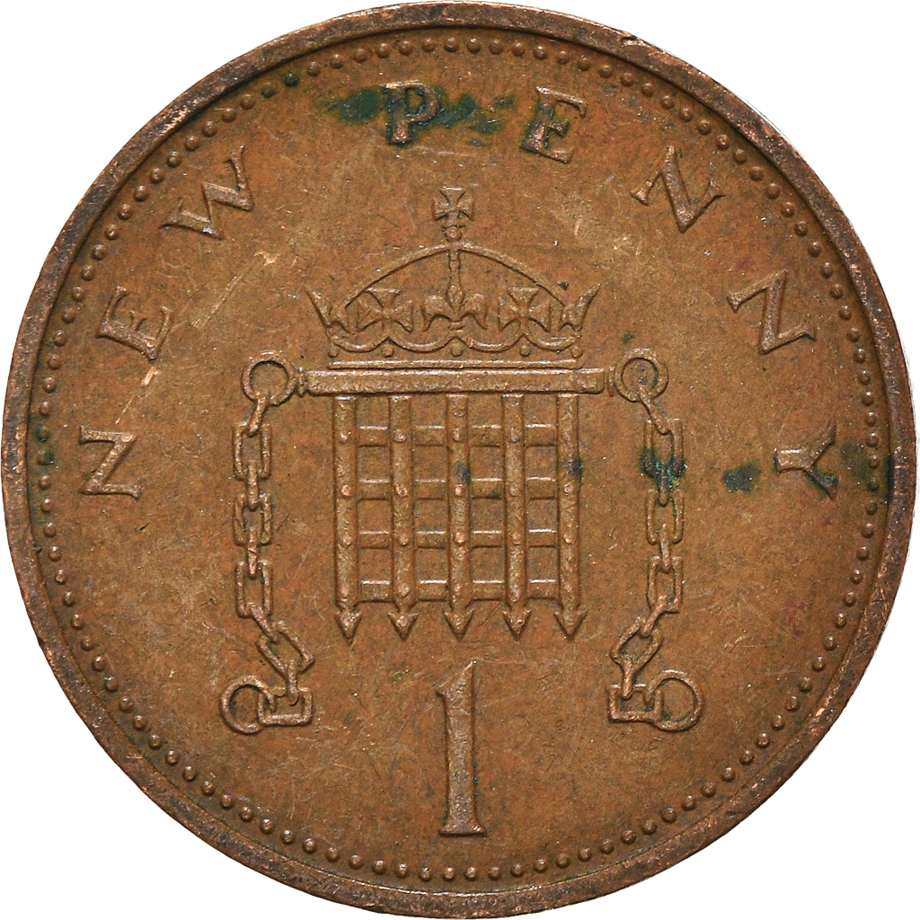 Moneda, Gran Bretaña, New Penny, 1971