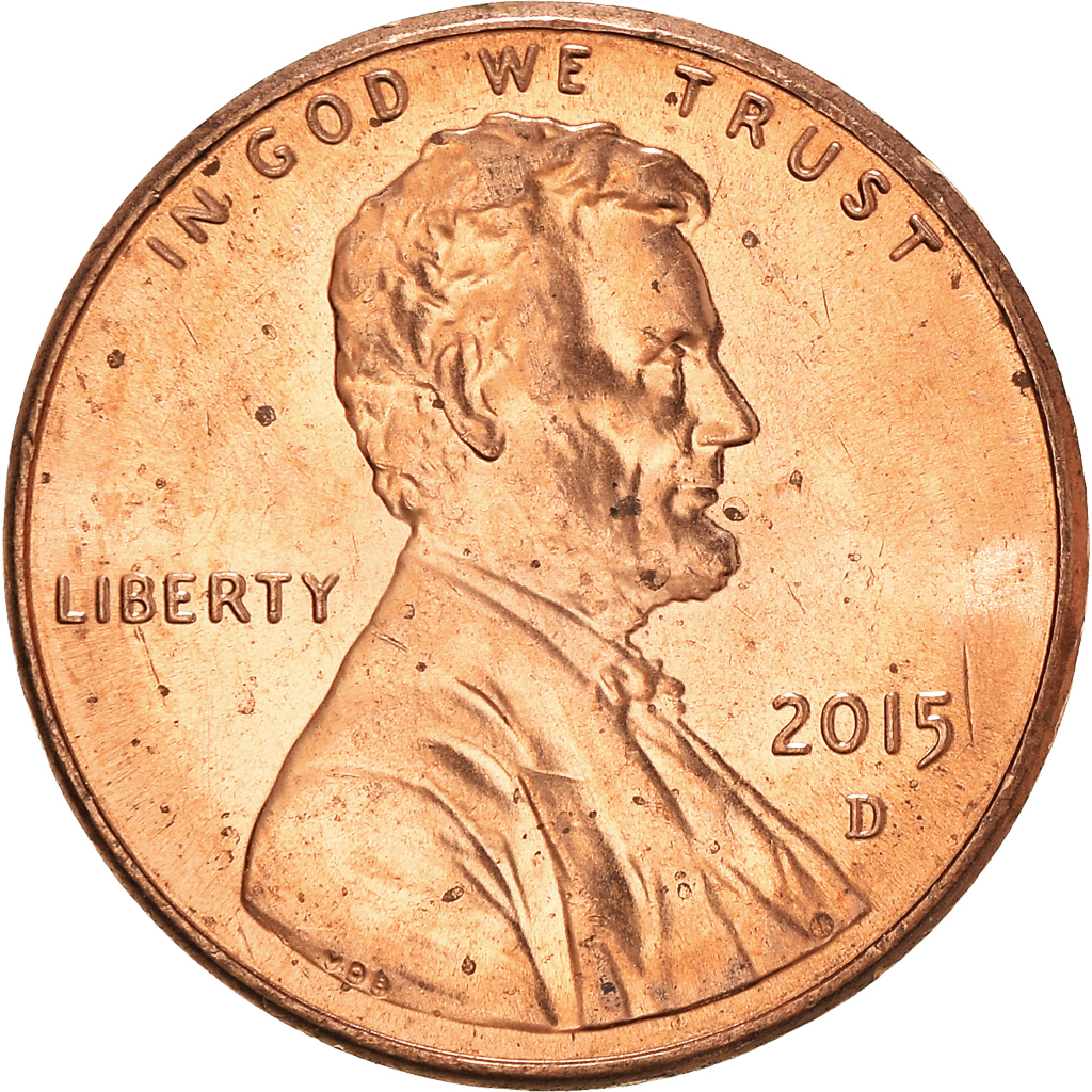 Moneda, Estados Unidos, Cent, 2015