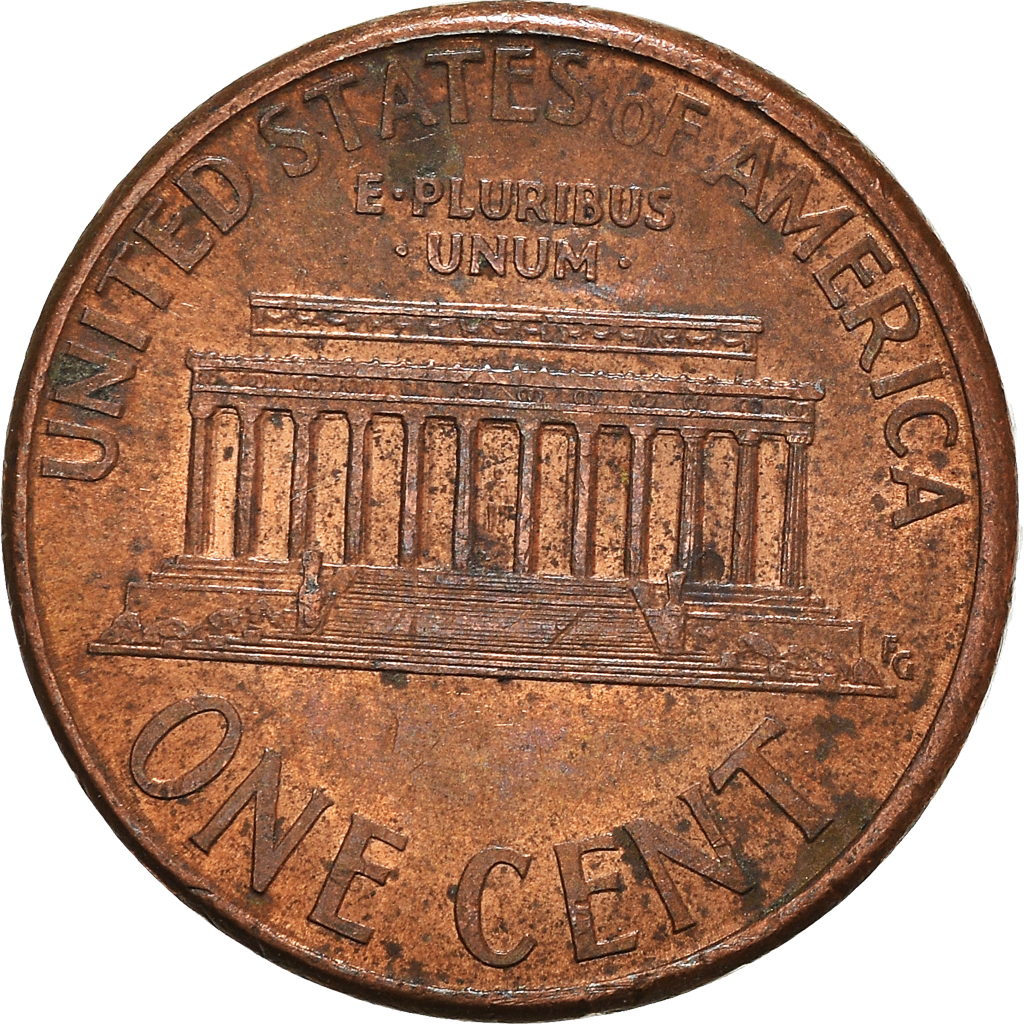 Moneda, Estados Unidos, Cent, 1996