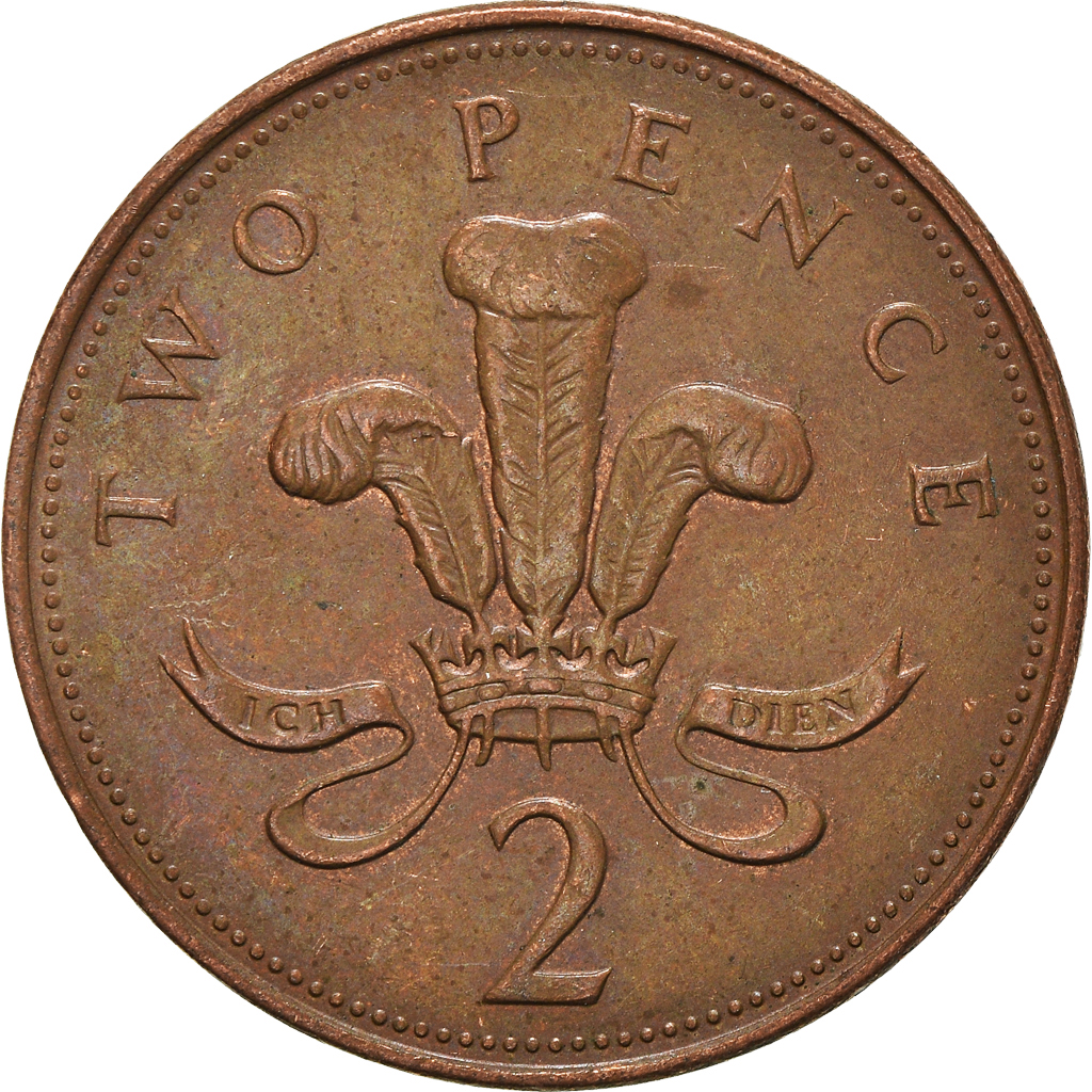 Moneda, Gran Bretaña, 2 Pence, 1994