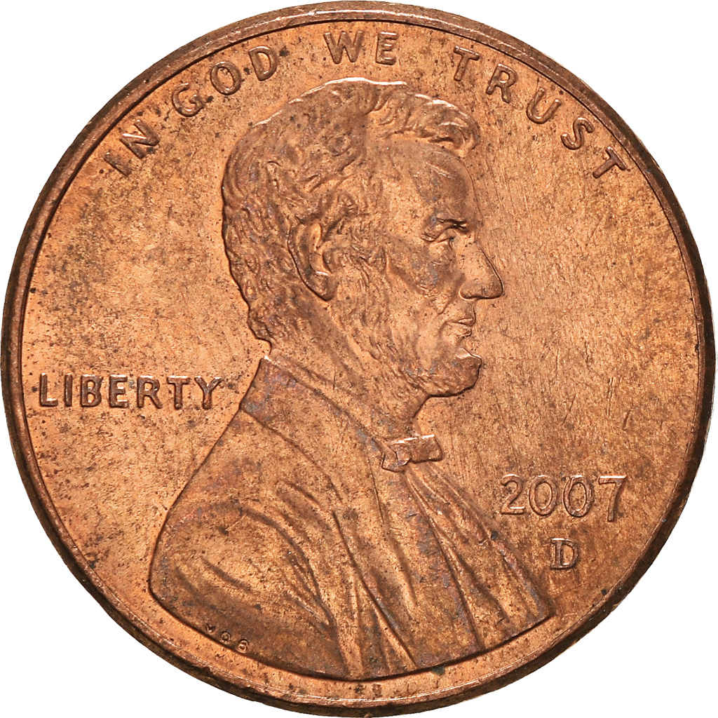 Moneda, Estados Unidos, Cent, 2007
