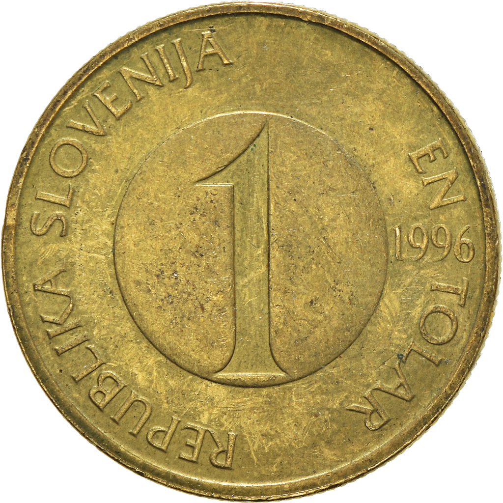 Moneda, Eslovenia, Tolar, 1996
