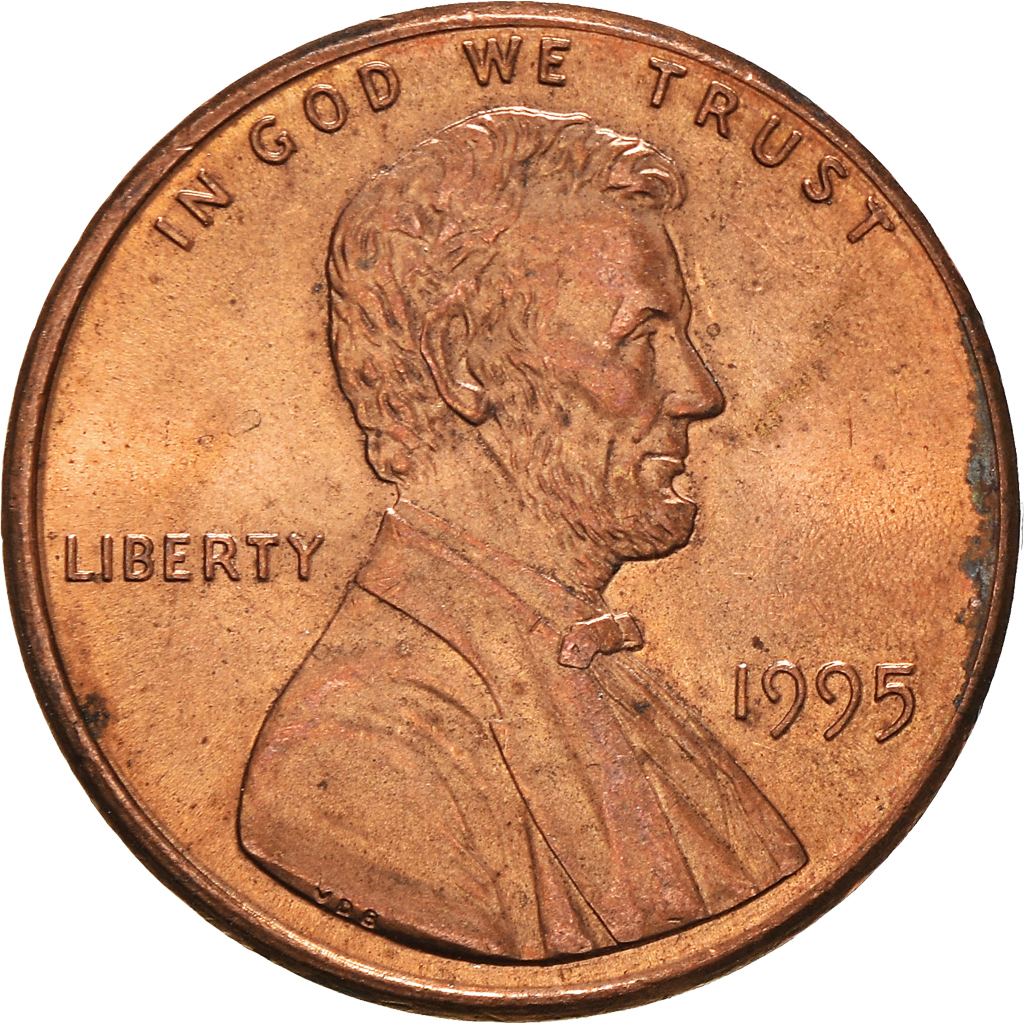 Moneda, Estados Unidos, Cent, 1995