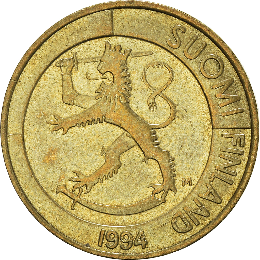 Moneda, Finlandia, Markka, 1994