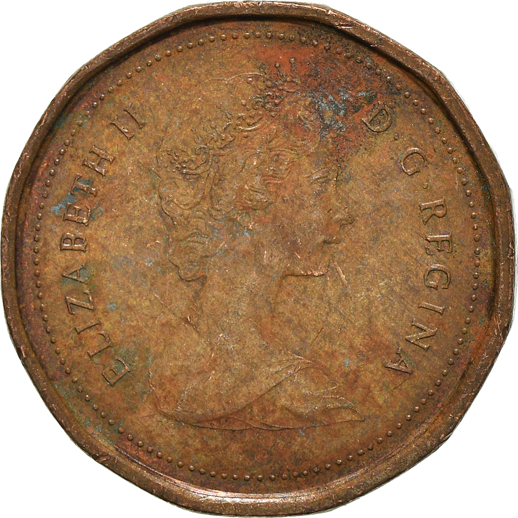 Moneda, Canadá, Cent, 1982