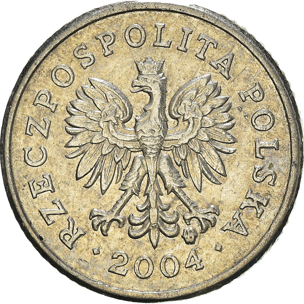 Moneda, Polonia, 10 Groszy, 2004