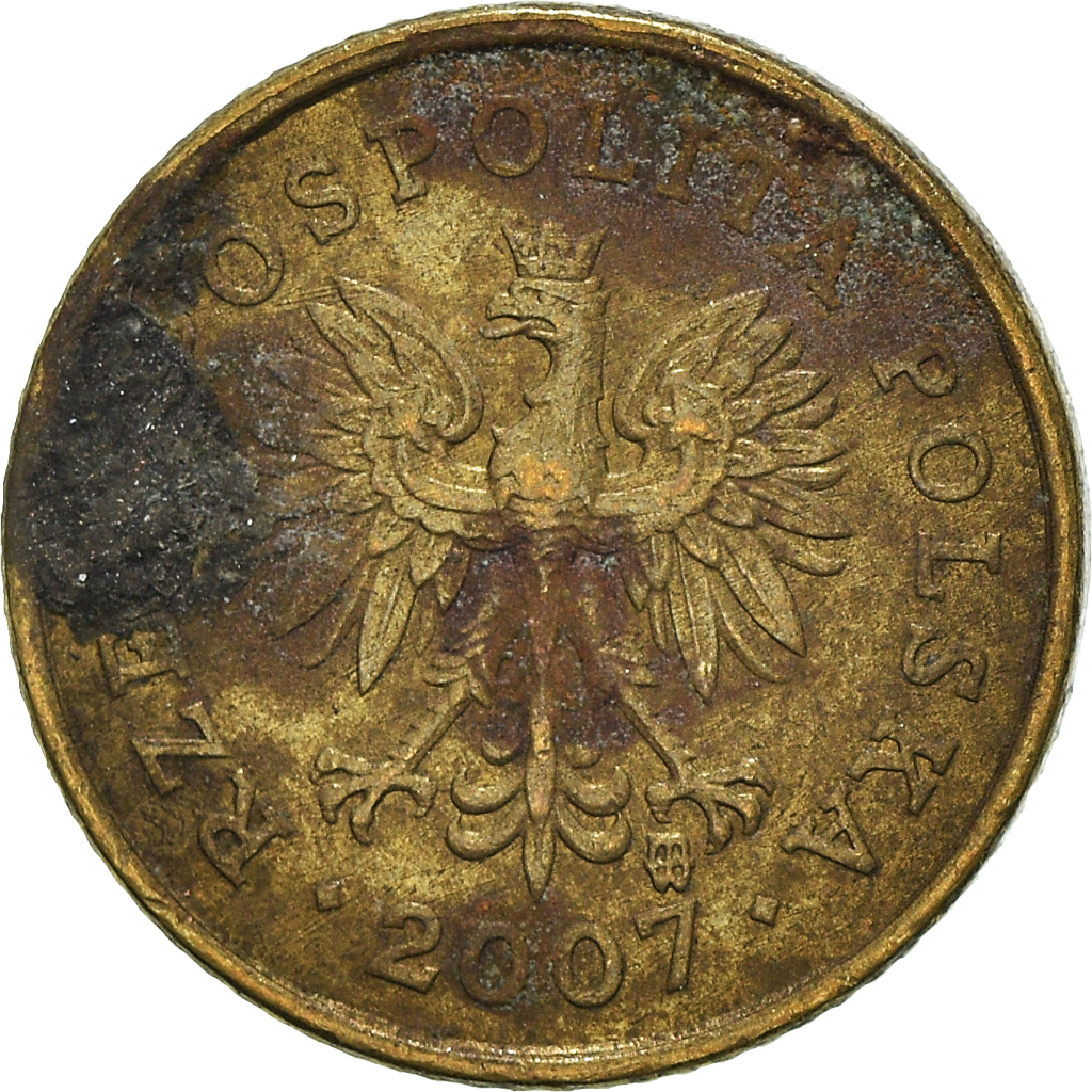 Moneda, Polonia, Grosz, 2007