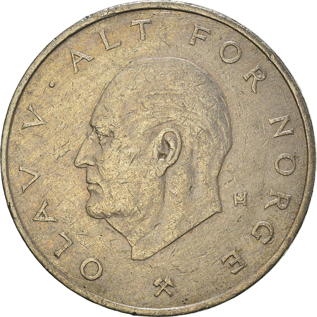 Moneda, Noruega, Krone, 1974