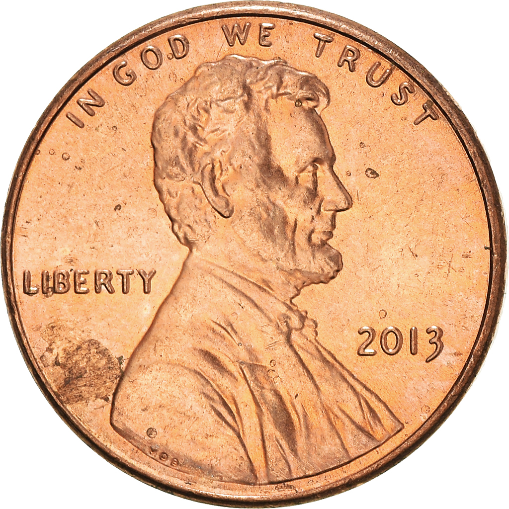Moneda, Estados Unidos, Cent, 2013