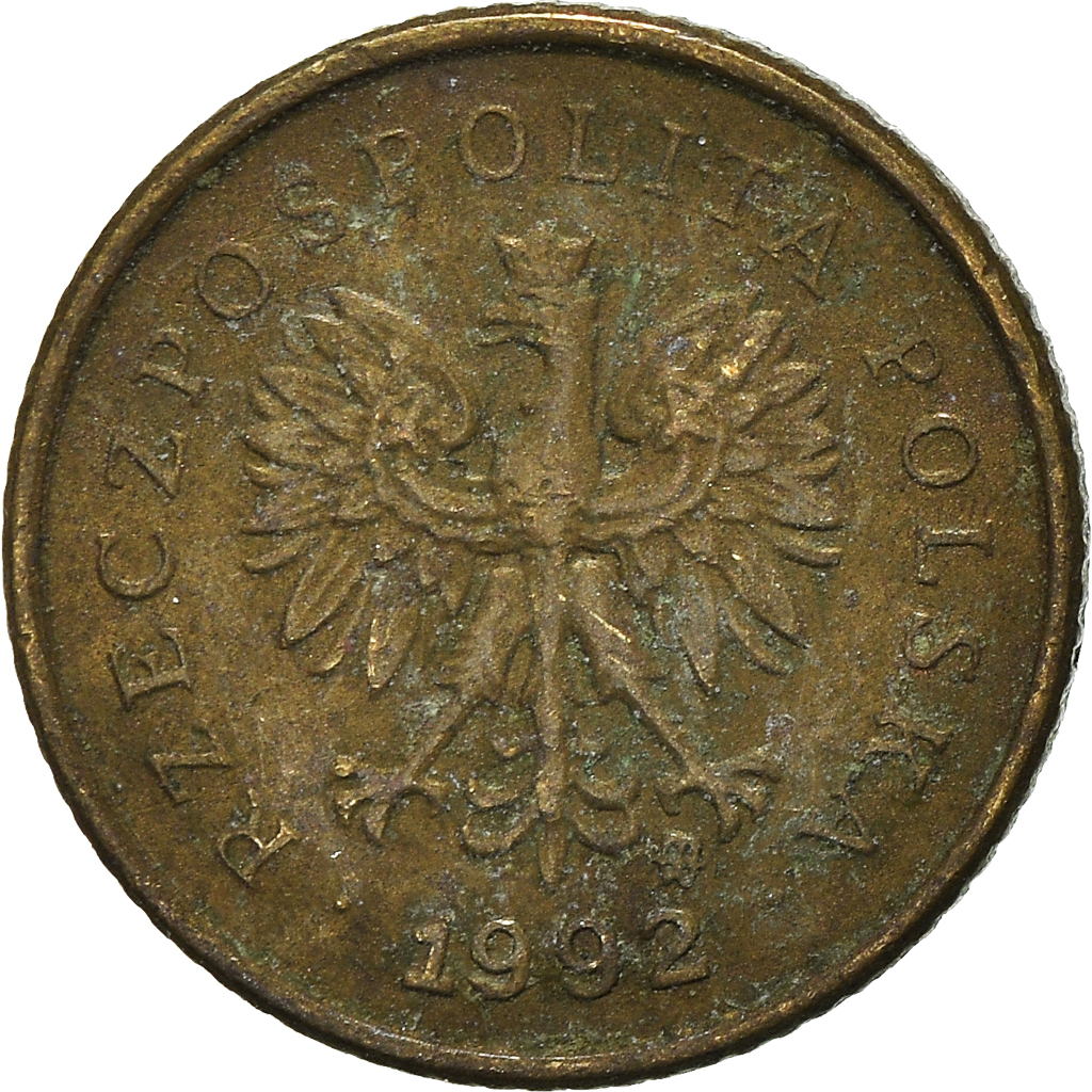 Moneda, Polonia, Grosz, 1992