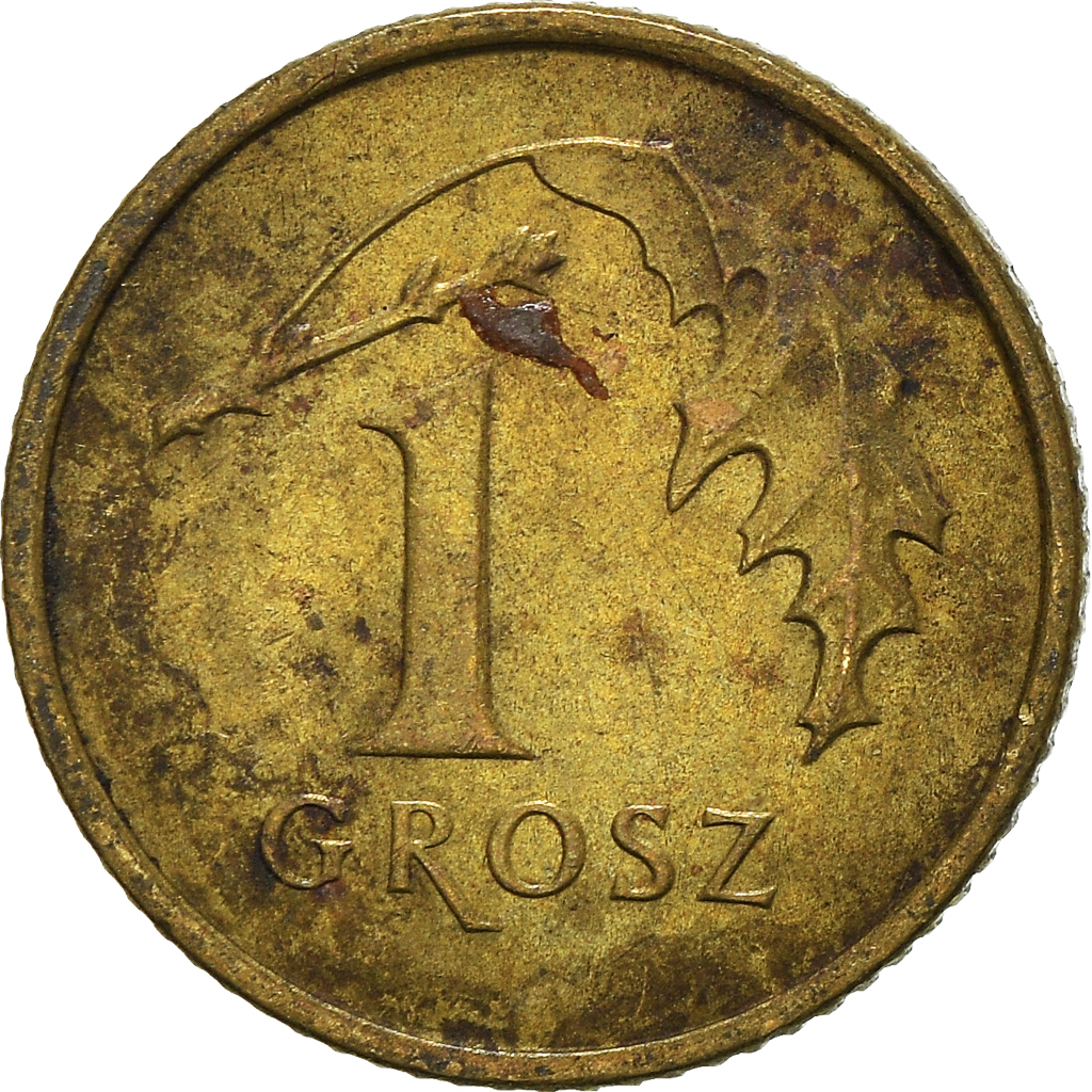 Moneda, Polonia, Grosz, 1998