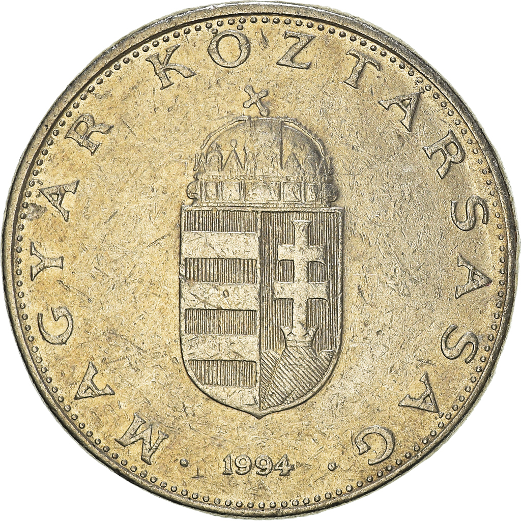 Moneda, Hungría, 10 Forint, 1994