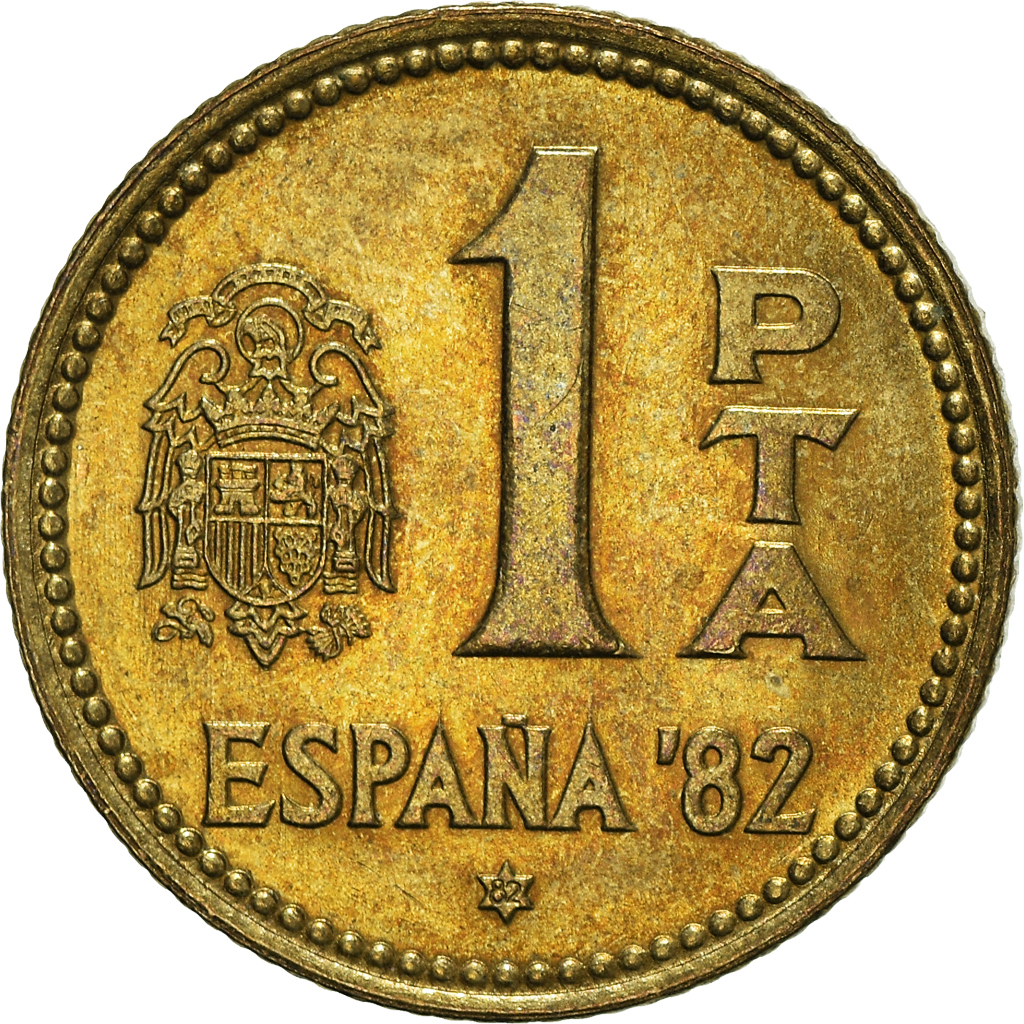Moneda, España, Peseta, 1982